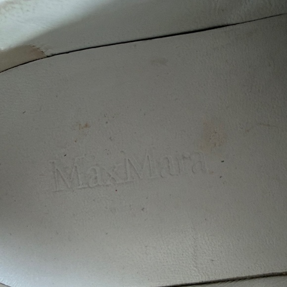 Max Mara white leather lace-up sneakers - Picture 3 of 16